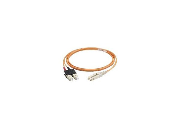 Panduit Opti-Core patch cable - 10 ft - orange