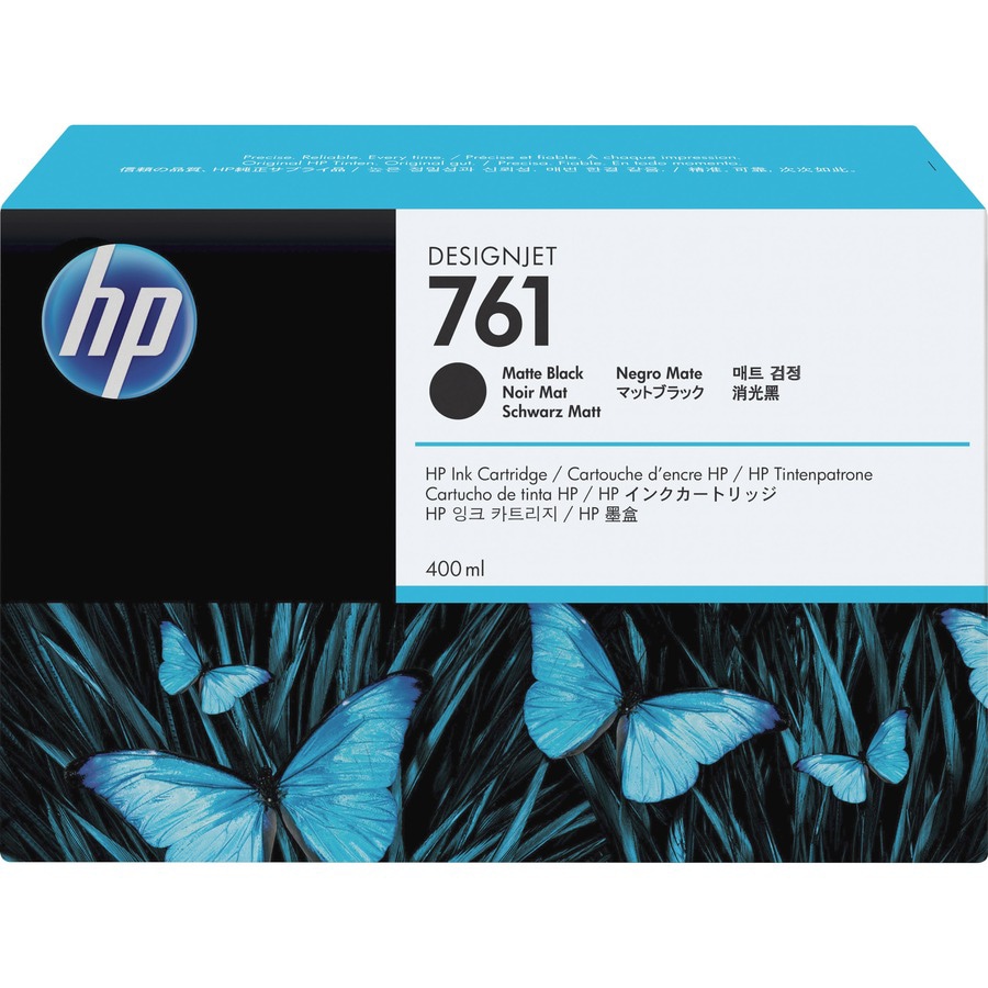 HP 761 (CM991A) Original Inkjet Ink Cartridge - Single Pack - Black - 1 / E