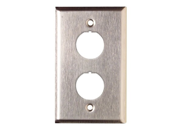 Siemon Industrial MAX Stainless Steel Faceplates - faceplate