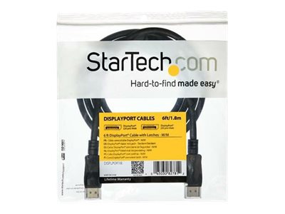 Thumbnail 2 of 11 for StarTech.com 3ft (1m) DisplayPort 1.2 Cable, 4K x 2K UHD VESA Certified DisplayPort Cable, DP Cable/Cord for Monitor
