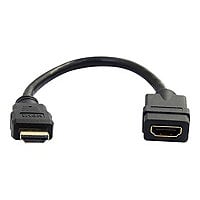 StarTech.com 6in HDMI Extension Cable, Short HDMI Cable Extender Male to Female, 4K UHD HDMI Port Saver M/F, HDMI 1.4,