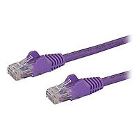 StarTech.com CAT6 Ethernet Cable 100' Purple 650MHz PoE Snagless Patch Cord