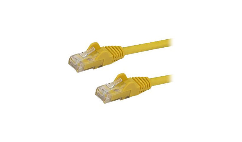 StarTech.com 100ft CAT6 Ethernet Cable - Yellow Snagless Gigabit 100W PoE UTP 650MHz Category 6 Patch Cord UL Certified