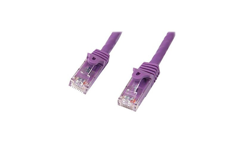 StarTech.com 10ft CAT6 Ethernet Cable - Purple Snagless Gigabit - 100W PoE UTP 650MHz Category 6 Patch Cord UL Certified