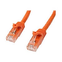 StarTech.com 15ft CAT6 Ethernet Cable - Orange Snagless Gigabit - 100W PoE UTP 650MHz Category 6 Patch Cord UL Certified