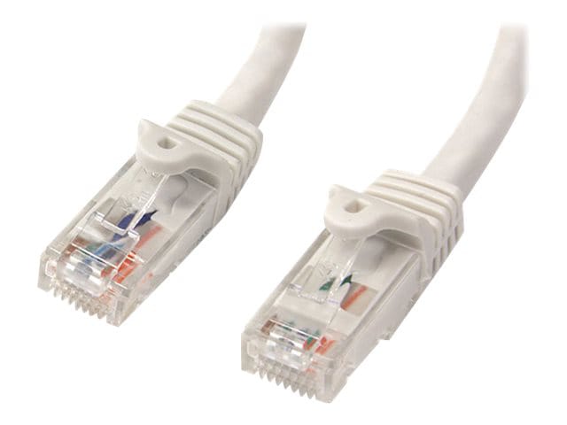 StarTech.com 15ft CAT6 Ethernet Cable - White Snagless Gigabit - 100W PoE UTP 650MHz Category 6 Patch Cord UL Certified