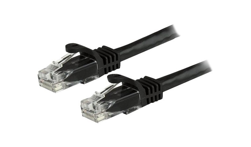 StarTech.com 25ft CAT6 Ethernet Cable - Black Snagless Gigabit - 100W PoE UTP 650MHz Category 6 Patch Cord UL Certified