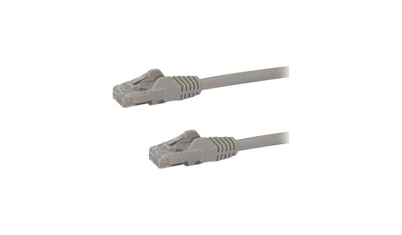 StarTech.com CAT6 Ethernet Cable 25' Gray 650MHz CAT 6 Snagless Patch Cord