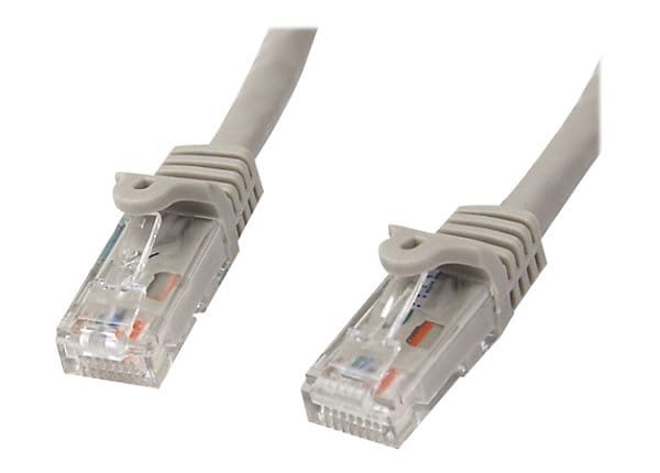 StarTech.com CAT6 Ethernet Cable 35' Gray 650MHz CAT 6 Snagless Patch Cord