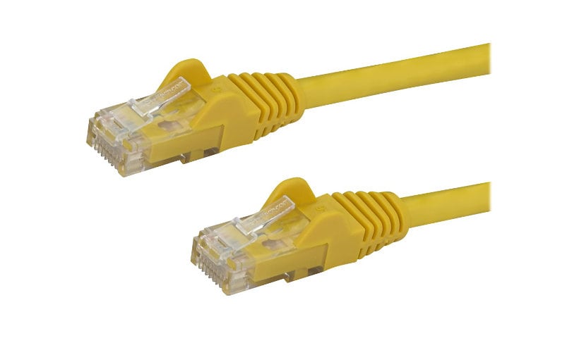 StarTech.com 35ft CAT6 Ethernet Cable - Yellow Snagless Gigabit - 100W PoE UTP 650MHz Category 6 Patch Cord UL Certified