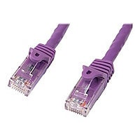 StarTech.com CAT6 Ethernet Cable 50' Purple 650MHz PoE Snagless Patch Cord