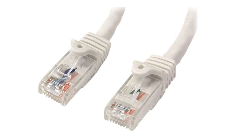 StarTech.com 50ft CAT6 Ethernet Cable - White Snagless Gigabit - 100W PoE UTP 650MHz Category 6 Patch Cord UL Certified
