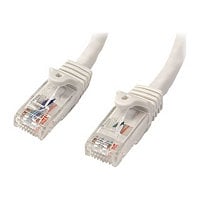 StarTech.com 50' CAT6 Cable White 650MHz PoE Snagless Ethernet Patch Cord