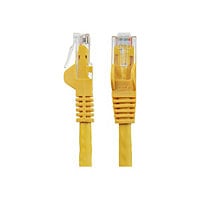 StarTech.com 50ft CAT6 Ethernet Cable - Yellow Snagless Gigabit - 100W PoE UTP 650MHz Category 6 Patch Cord UL Certified