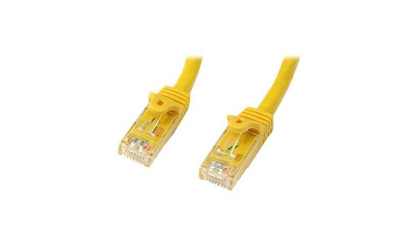 StarTech.com 7ft CAT6 Ethernet Cable - Yellow Snagless Gigabit - 100W PoE UTP 650MHz Category 6 Patch Cord UL Certified