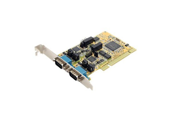 StarTech.com 2 Port RS232/422/485 PCI Serial Adapter Card w/ ESD - serial adapter