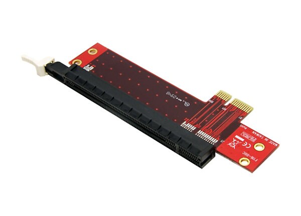 StarTech.com PCI-Express x1 to Low Profile x16 Slot Extension Adapter - PCIe x1 to PCIe x16 slot adapter