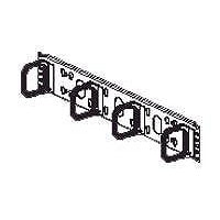 Panduit Open-Access Horizontal Cable Manager - cable management panel - 2U