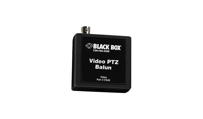 Black Box Video PTZ - balun adapter