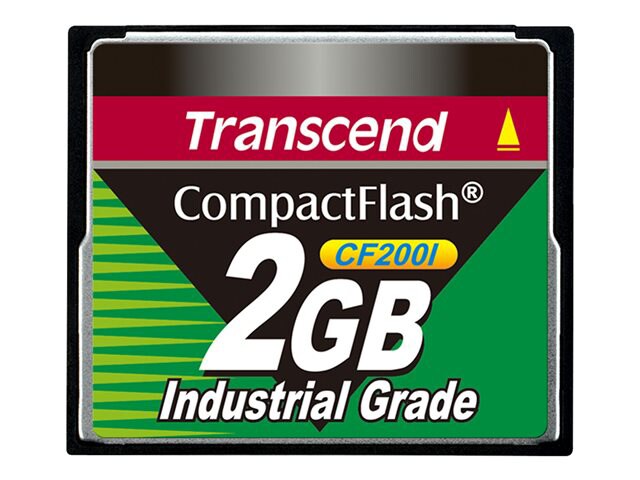 Transcend CF200I Industrial Grade - flash memory card - 2 GB - CompactFlash
