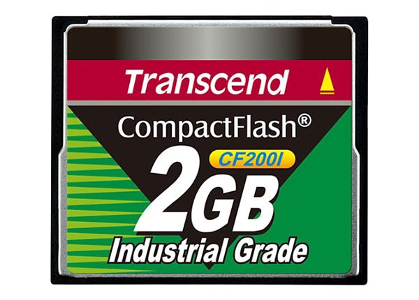 Transcend CF200I Industrial Grade - flash memory card - 2 GB - CompactFlash