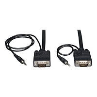 Tripp Lite VGA Coax High Resolution Monitor Cable Audio HD15 3.5mm M/M 6ft