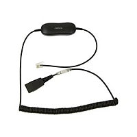 Jabra GN1216 - headset cable - 6.6 ft