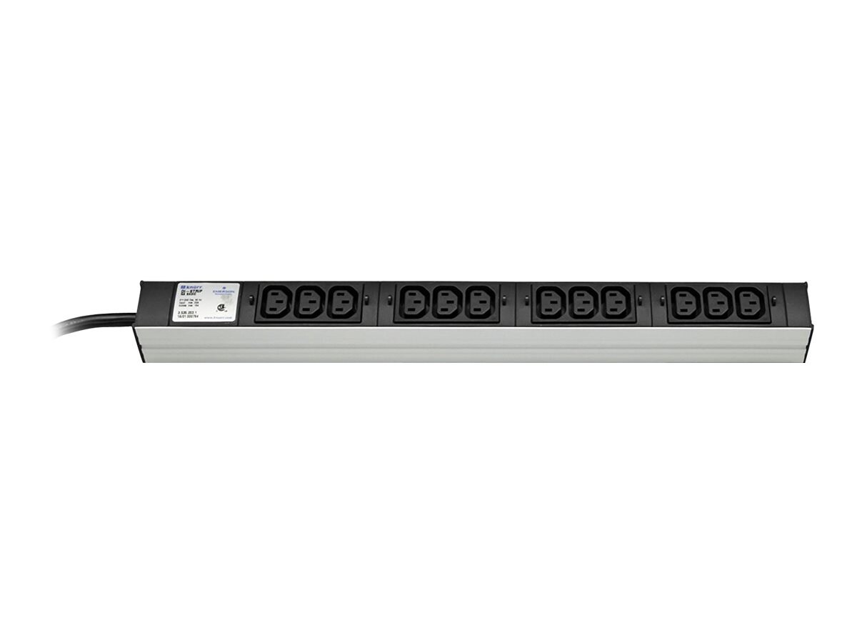 Vertiv Knurr DI-STRIP Basic Rack PDU, L6-20P Plug, 12 IEC-C13 sockets