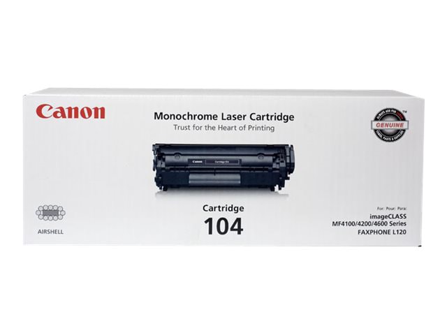 Canon 104 - black - - toner cartridge - 0263B001 - Toner Cartridges - CDW.com