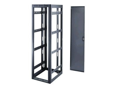 Middle Atlantic WRK 44RU Floor Standing Rack with Rear Door - 27.6in Depth,