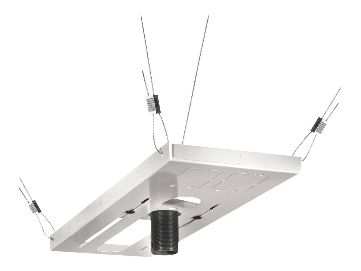Peerless Lightweight Adjustable Suspended Ceiling Plate CMJ500R1 - mounting kit - for projector - white powder coat