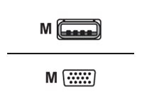 Honeywell ActiveSync - data cable - USB to HD-15 (VGA)