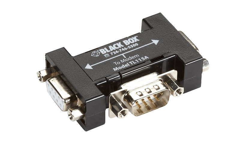 Black Box 2-to-1 Modem Splitter - serial splitter - DB-9 to DB-9