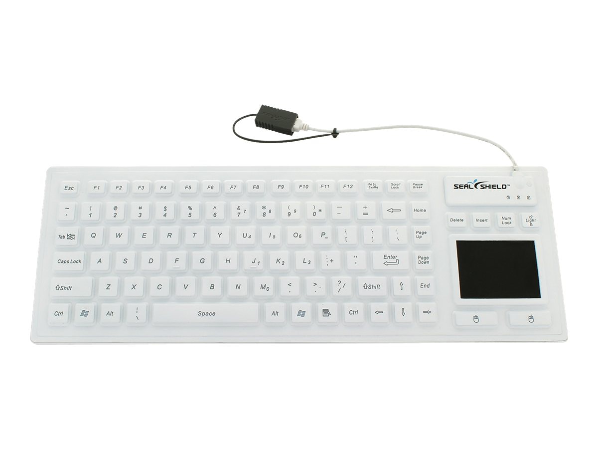 Seal Shield SEAL TOUCH GLOW2™ Keyboard w/LED Backlit Keys & Touchpad