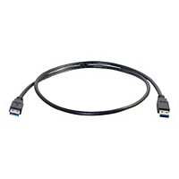 C2G 6.6ft USB Cable - USB A to USB A Cable - USB 3.0 Cable - M/M - USB cable - USB Type A to USB Type A - 2 m