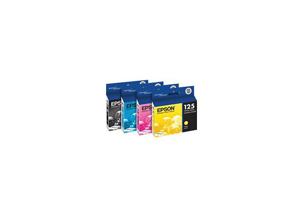 Epson 125 with Sensor - black - original - ink cartridge