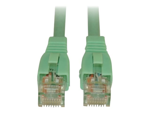 Eaton Tripp Lite Series Cat6a 10G Snagless UTP Ethernet Cable (RJ45 M/M), Aqua, 5 ft. (1.52 m) - patch cable - 5 ft -
