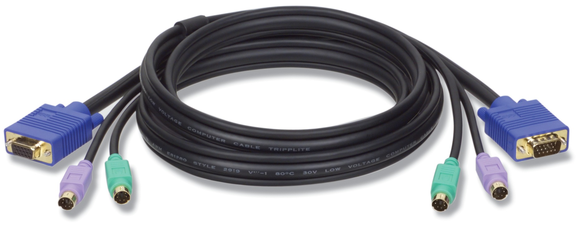 Tripp Lite 6' PS/2 3-in-1 KVM Cable Kit B007-008
