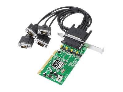 SIIG Dual Profile Quartet Serial 550 PCI - serial adapter