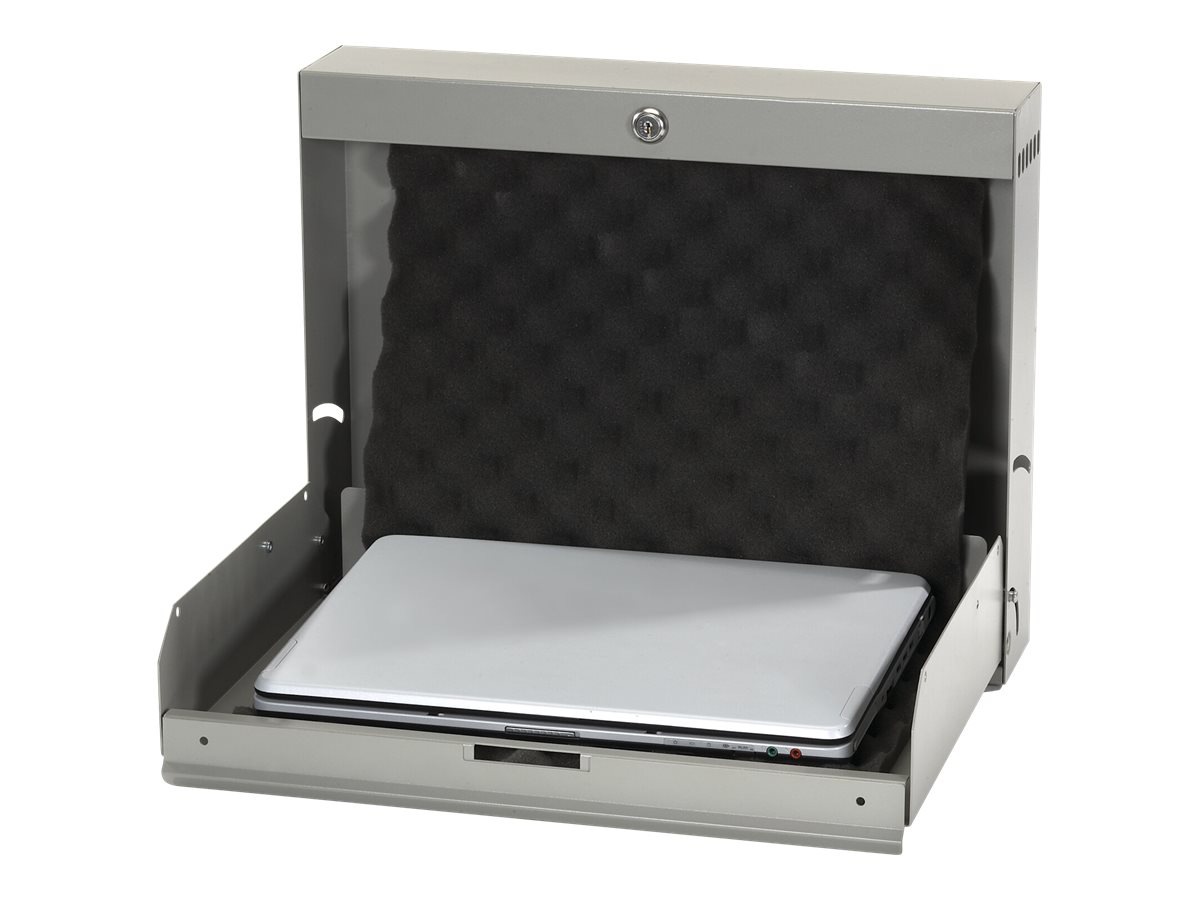 Black Box Laptop Locker with Keyed Lock notebook security cabinet