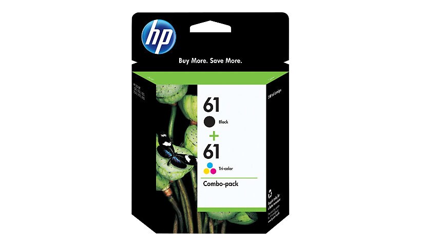 HP 61 Ink Cartridge Combo Pack