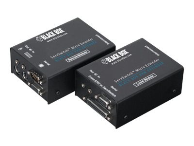 Black Box ServSwitch CAT5 Micro Extender Single-Access Kit - KVM / audio /