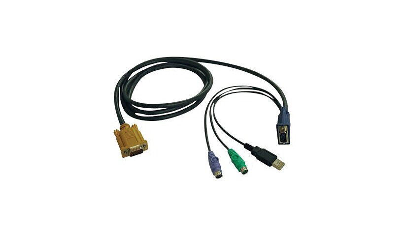 Tripp Lite KVM Combo Cable for B020-U08/U16 & B022-U16 10ft USB / PS/2 10'