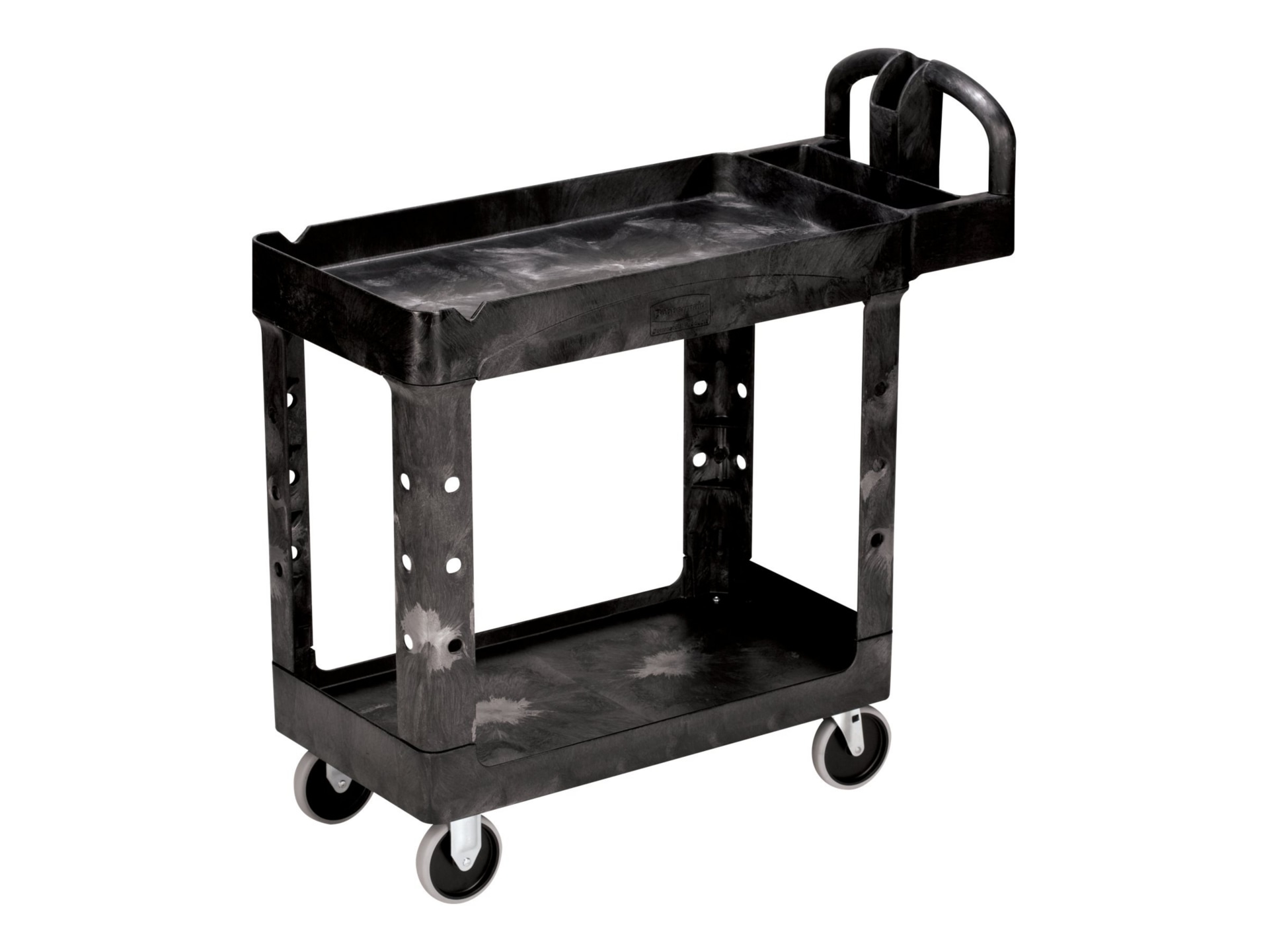Thumbnail 2 of 5 for Rubbermaid Commercial Products Utility Cart - trolley - 2 shelves - black