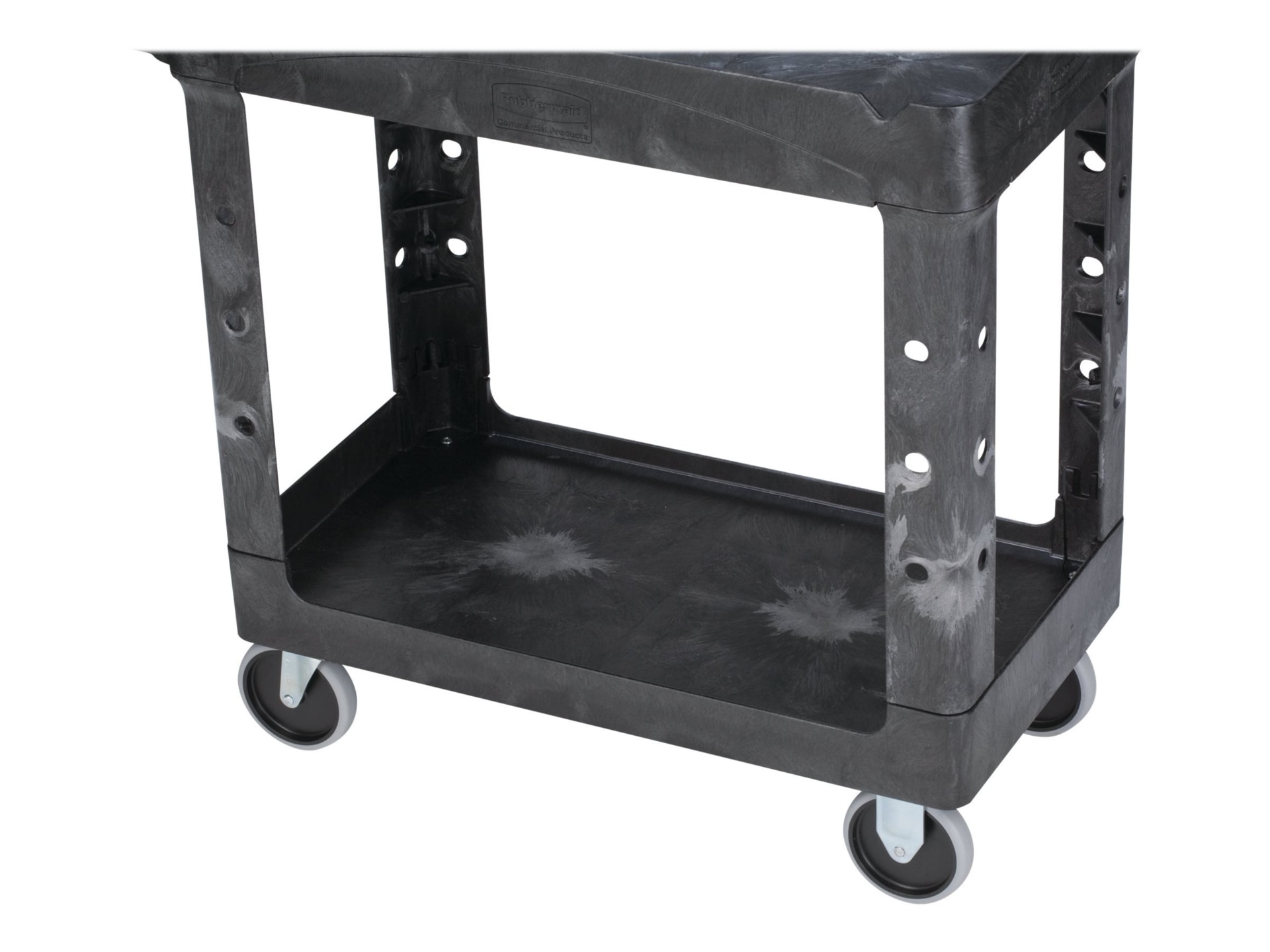 Thumbnail 3 of 5 for Rubbermaid Commercial Products Utility Cart - trolley - 2 shelves - black