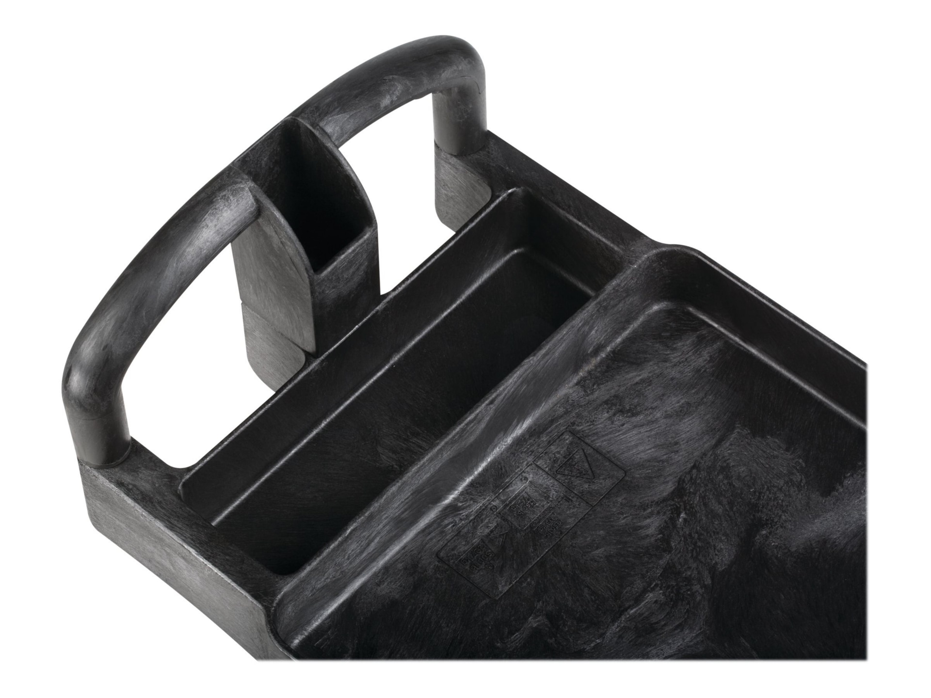 Thumbnail 4 of 5 for Rubbermaid Commercial Products Utility Cart - trolley - 2 shelves - black