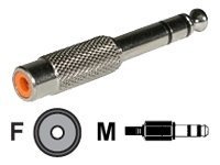 CTG 6.3MM STEREO MALE TO RCA FEMALE
