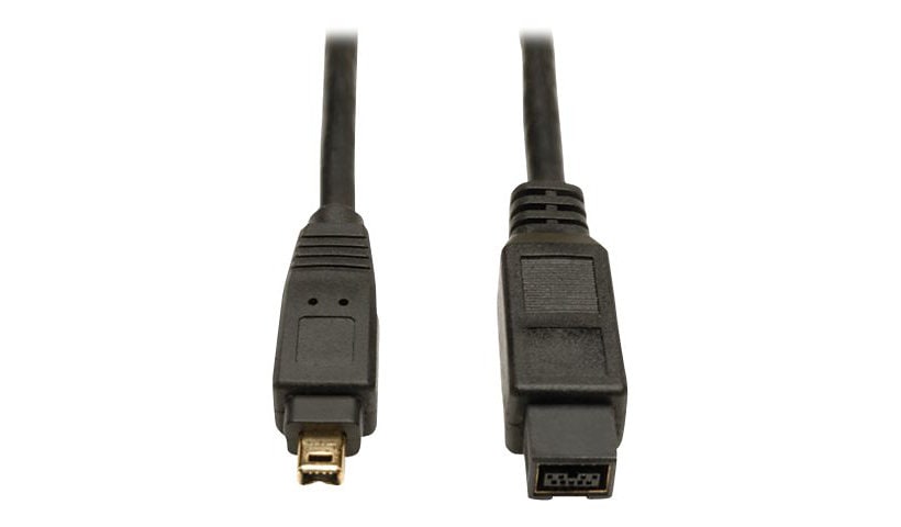 Tripp Lite 6ft IEEE 1394b FireWire 800 Gold Hi-speed Cable 9pin/4pin 6'
