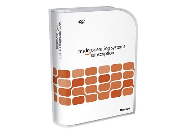 Microsoft MSDN Operating Systems 2010 - box pack ( 1 year )