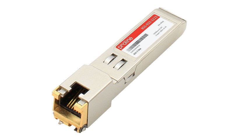 Proline Cisco GLC-T Compatible SFP TAA Compliant Transceiver - SFP (mini-GBIC) transceiver module - GigE - TAA Compliant